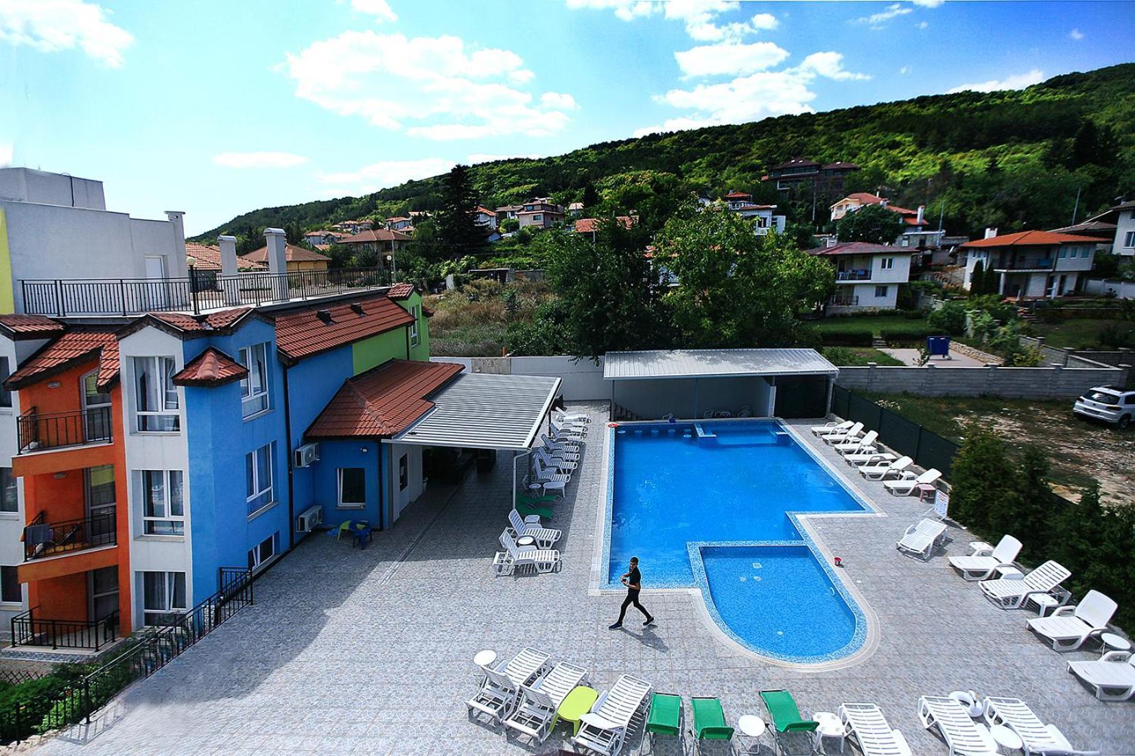 Apartamento Deluxemaisonettes In Panoramic Roof Complex Balchik Exterior foto