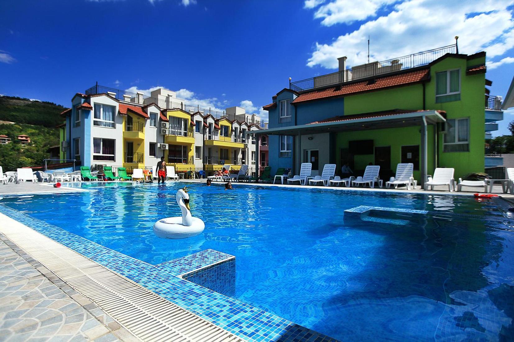 Apartamento Deluxemaisonettes In Panoramic Roof Complex Balchik Exterior foto